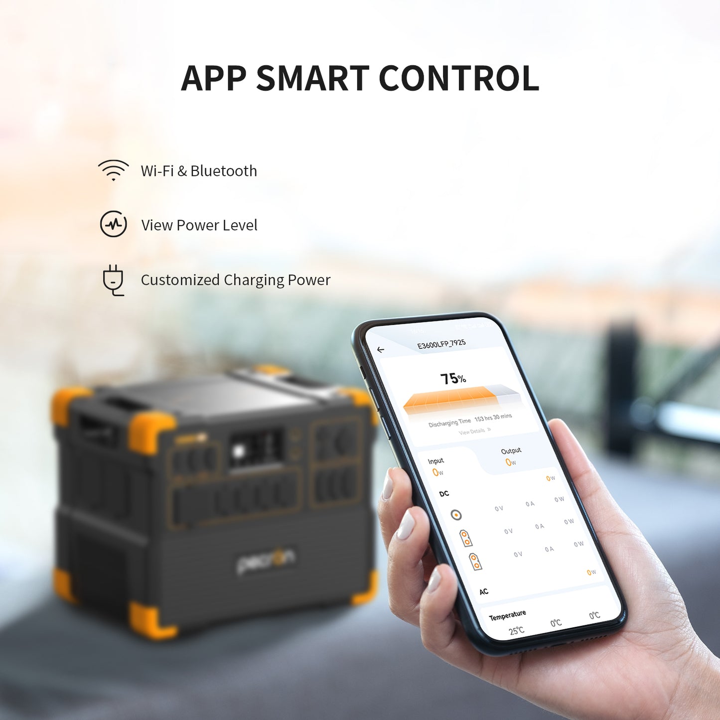 Pecron E3600 LFP Portable Power Station - 3072Wh, 3600W Output, LiFePO4 Battery, Rapid Charging, IPS Touchscreen, Battery for RVs, Camping, Off-Grid Living & Emergency Backup - RVPowerEssentials.com