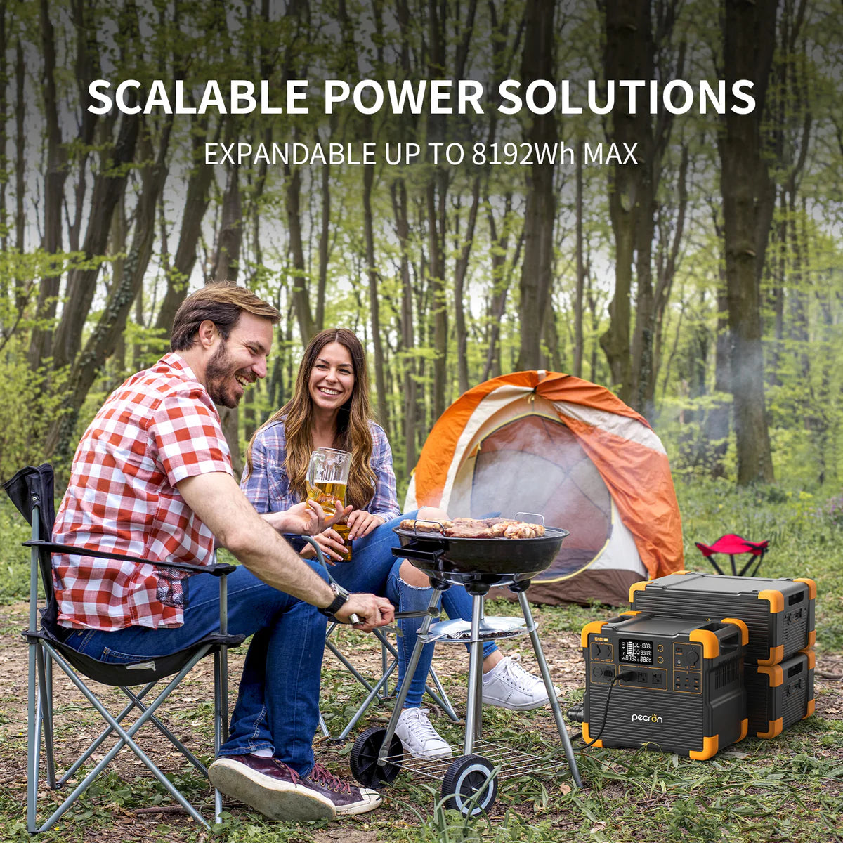 Pecron E2400 LFP Portable Power Station – 2400W LiFePO4 Battery for RVs, Camping, & Emergency Backup - RVPowerEssentials.com - RVPowerEssentials.com