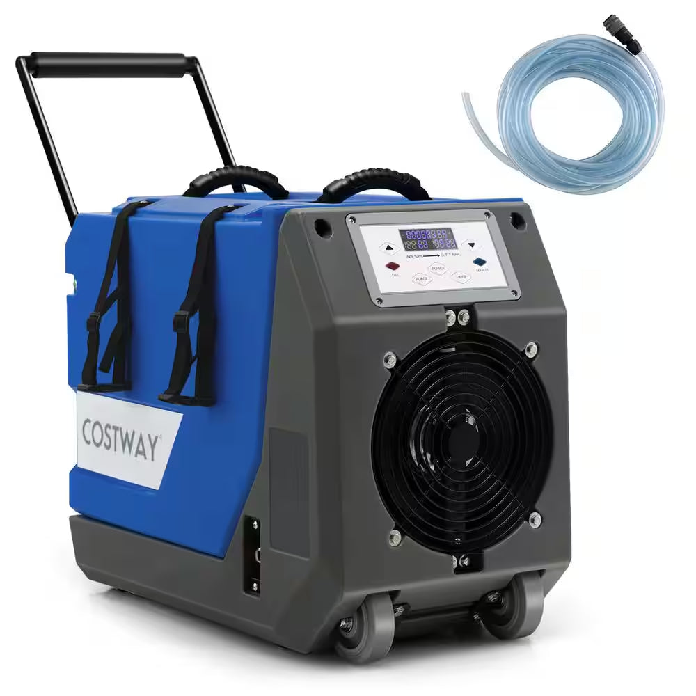 180-Pint Bucketless Dehumidifier Commercial Dehumidifier Industrial Dehumidifier with Pump & Drain Hose