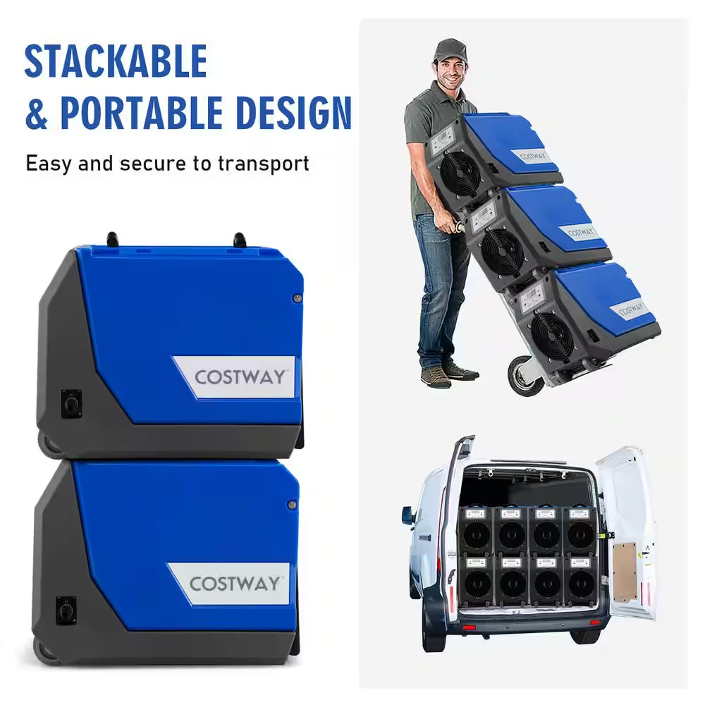180-Pint Bucketless Dehumidifier Commercial Dehumidifier Industrial Dehumidifier with Pump & Drain Hose