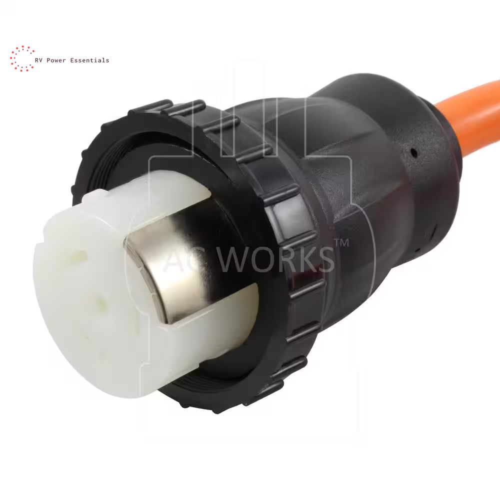 AC Connectors 1.5 Ft. 10/4 Generator L14-30P 30 Amp 4-Prong Plug to 50 Amp Rv/Marine Detachable Inlet Adapter