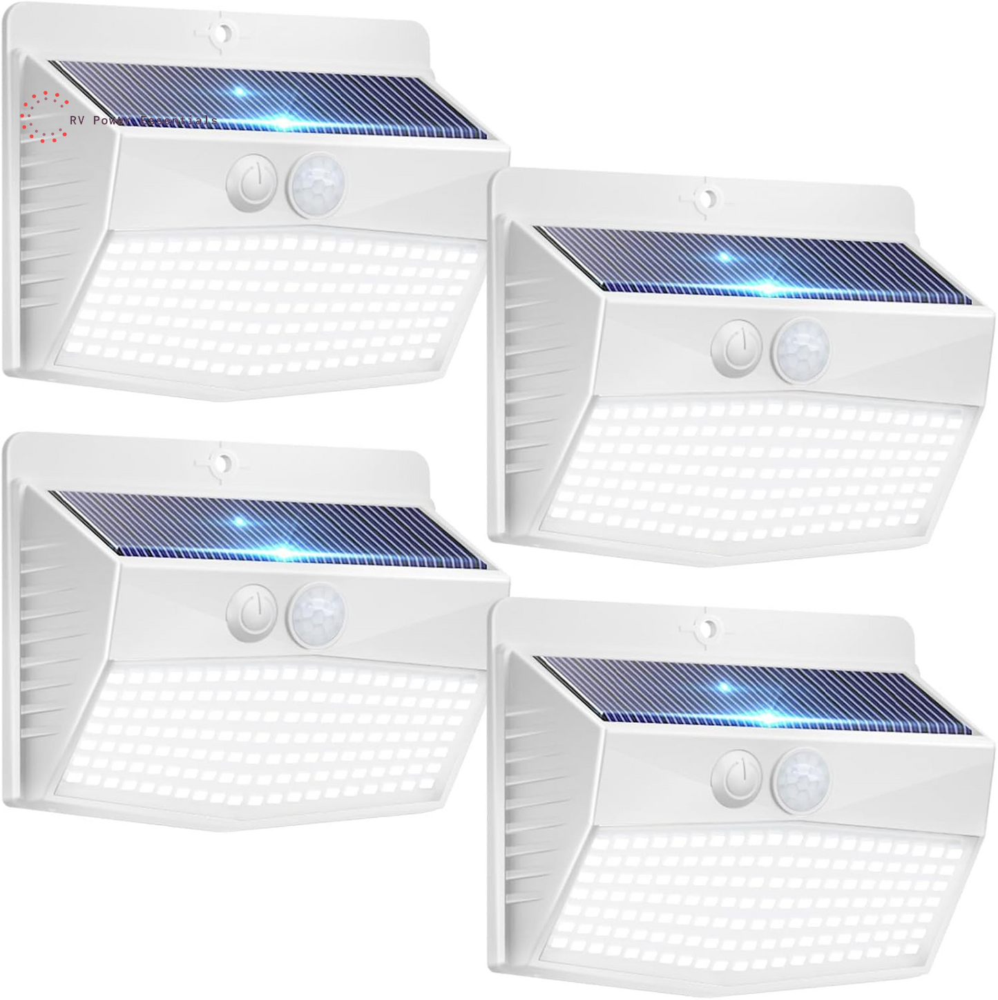 6-Pack Solar-Powered Motion Lights | Rugged, Waterproof Outdoor Lighting for RVs, Campsites, Decks & Gardens | 3 Lighting Modes for Safety and Adventure