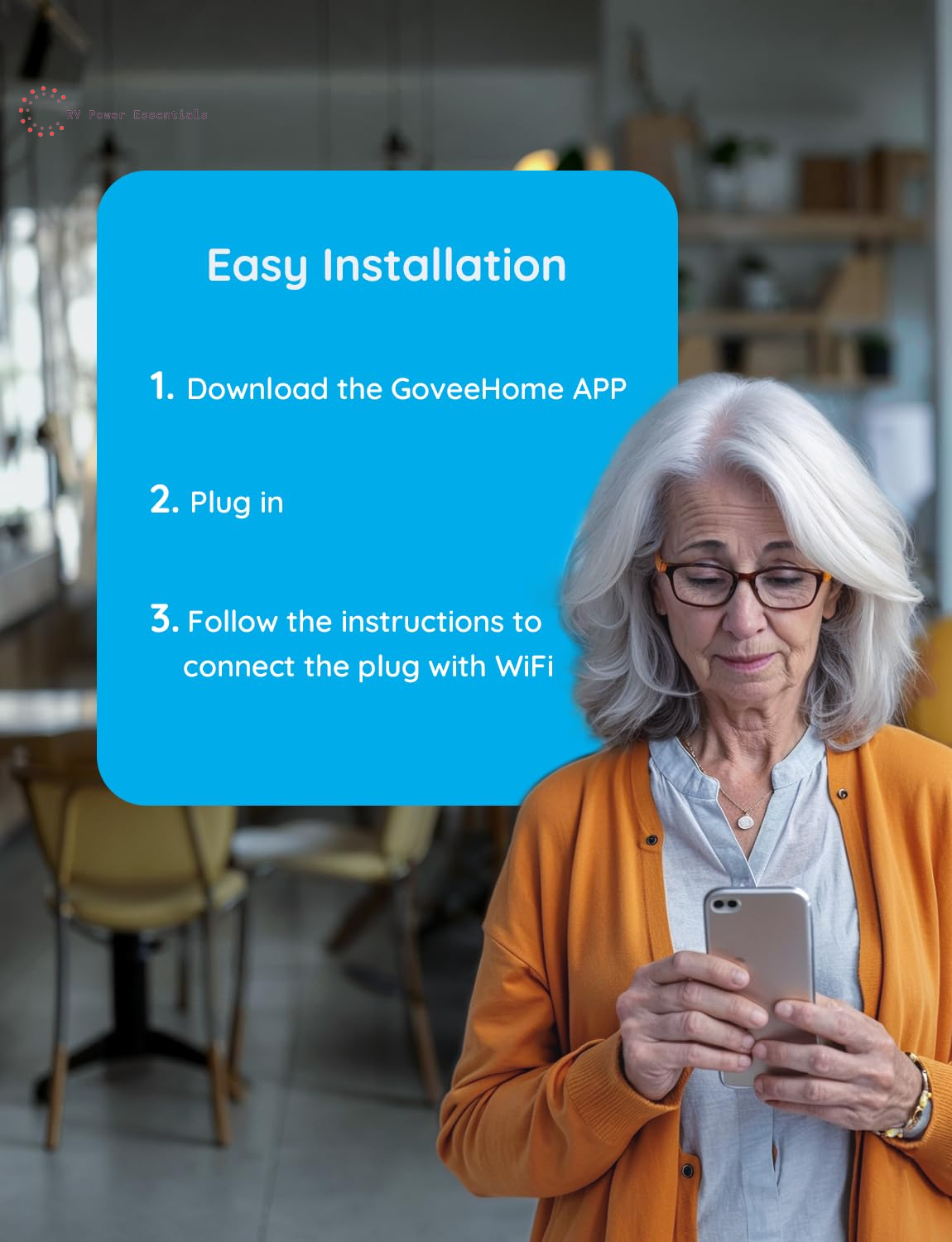 Govee Smart Plug with Energy Monitoring, WiFi Bluetooth Plug Work with Alexa and Google Assistant, 15A Smart Outlets with Timer & Group Controller, No Hub Required, ETL&FCC Certified for Home, 4 Pack