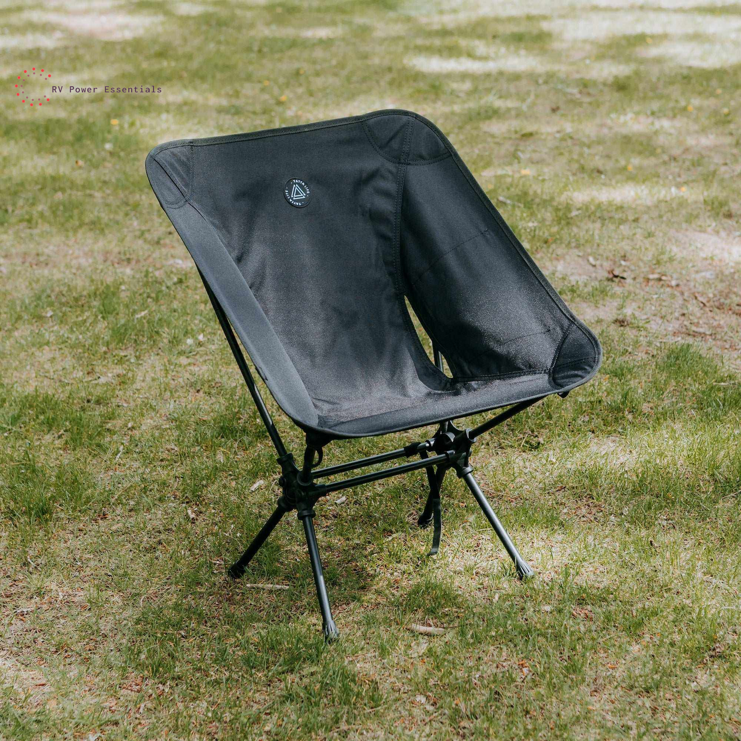 Low Back Ultralight Folding Camping Chair with Storage Pouch - Lightweight & Durable - RVPowerEssentials.com