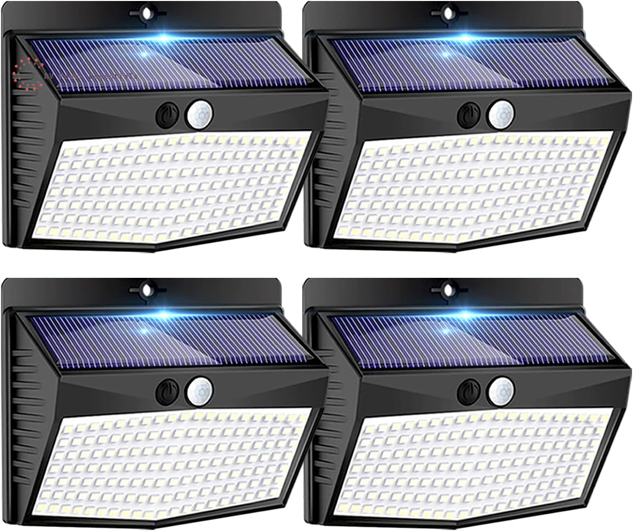 6-Pack Solar-Powered Motion Lights | Rugged, Waterproof Outdoor Lighting for RVs, Campsites, Decks & Gardens | 3 Lighting Modes for Safety and Adventure