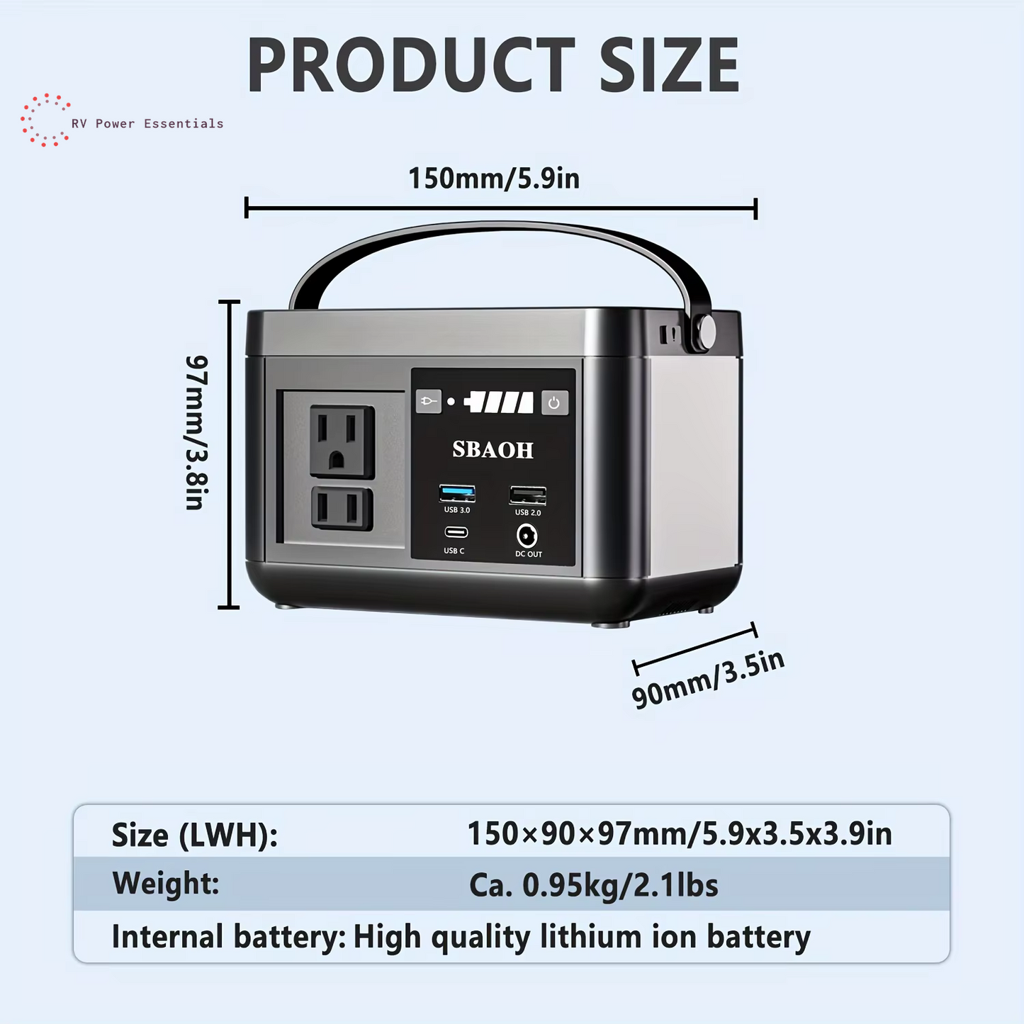 Portable Power Station P86 - RV Power Essentials