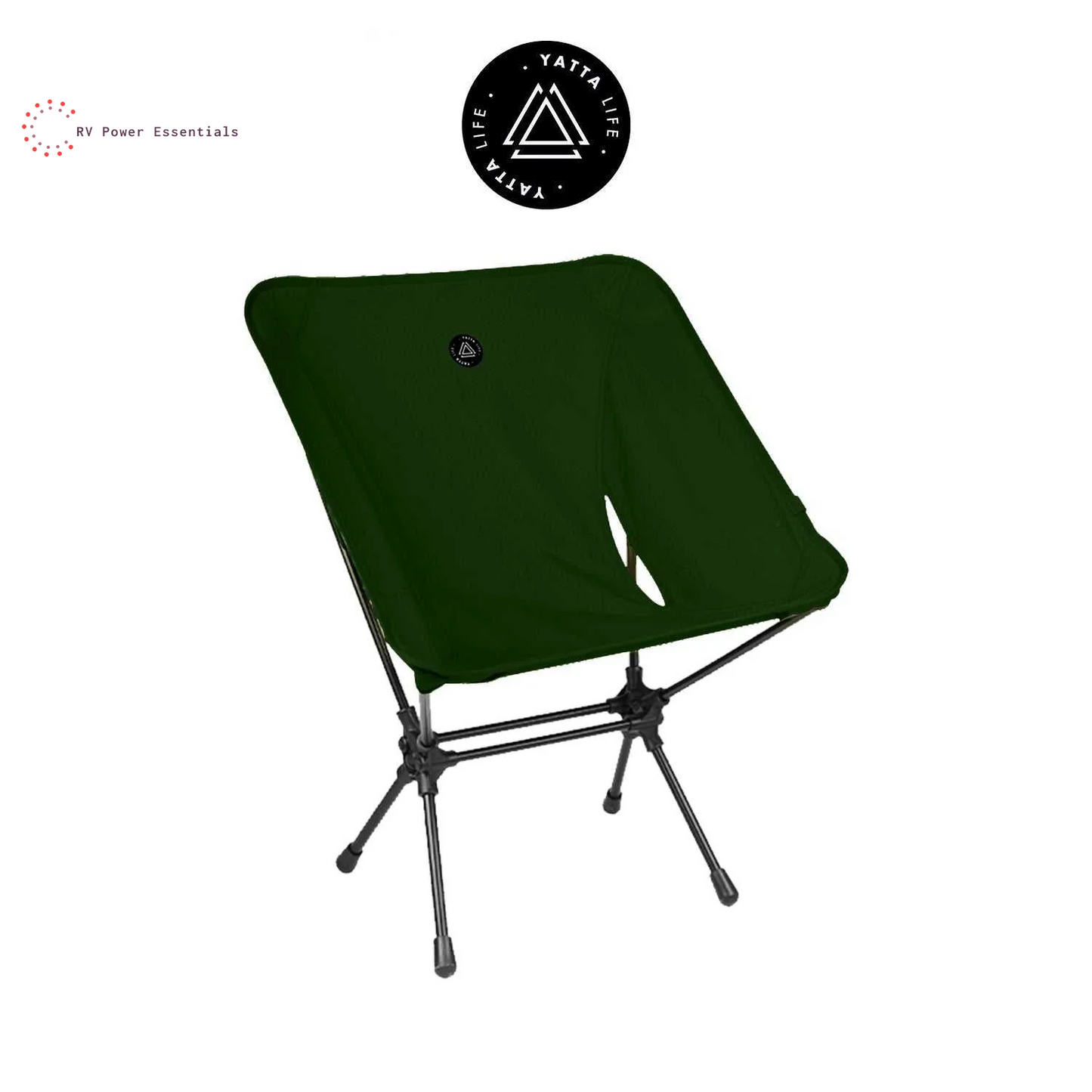 Low Back Ultralight Folding Camping Chair with Storage Pouch - Lightweight & Durable - RVPowerEssentials.com