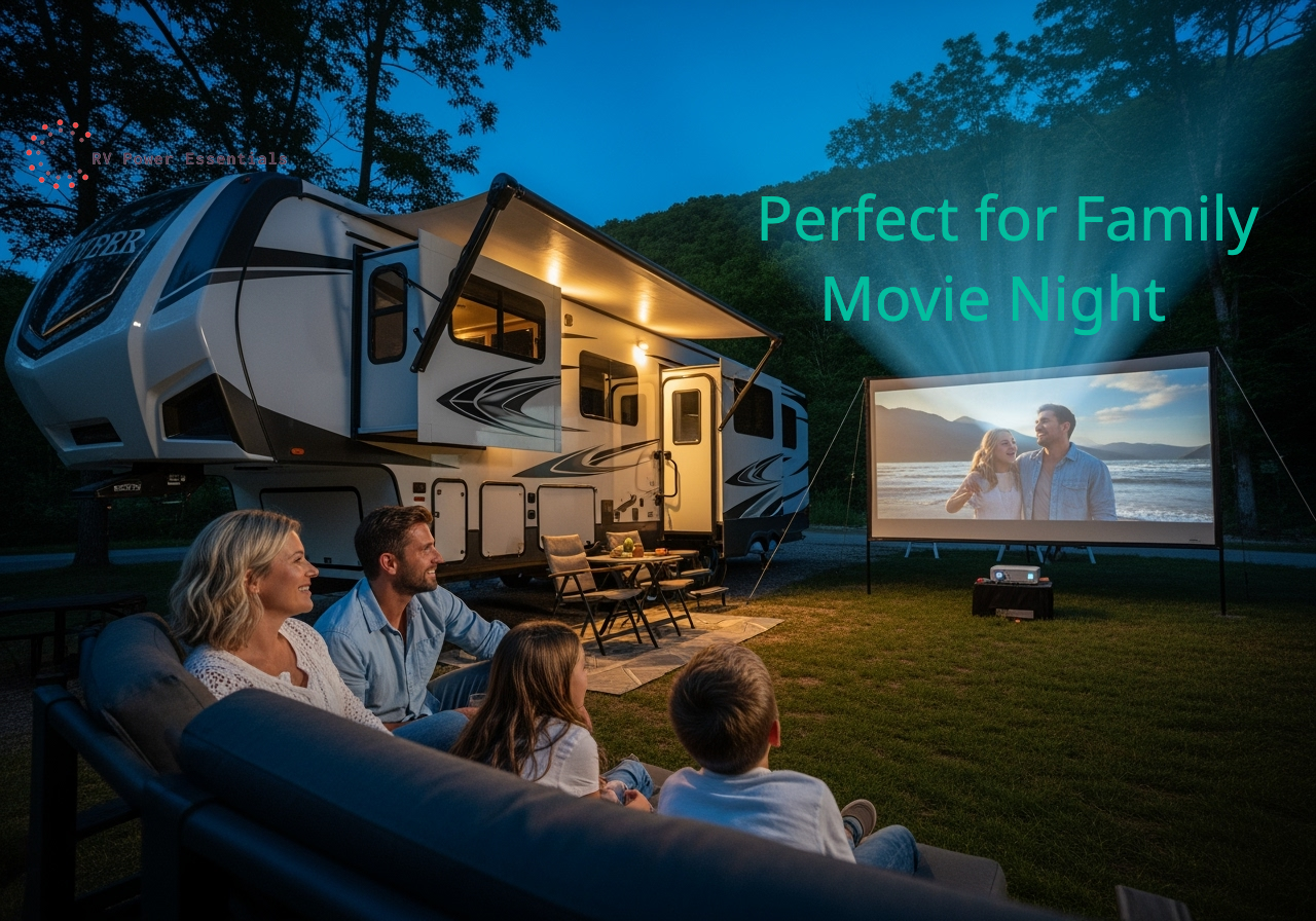 Yoton YT Mini Projector – 1080P Full HD, WiFi & Bluetooth, Portable LCD Home Theater