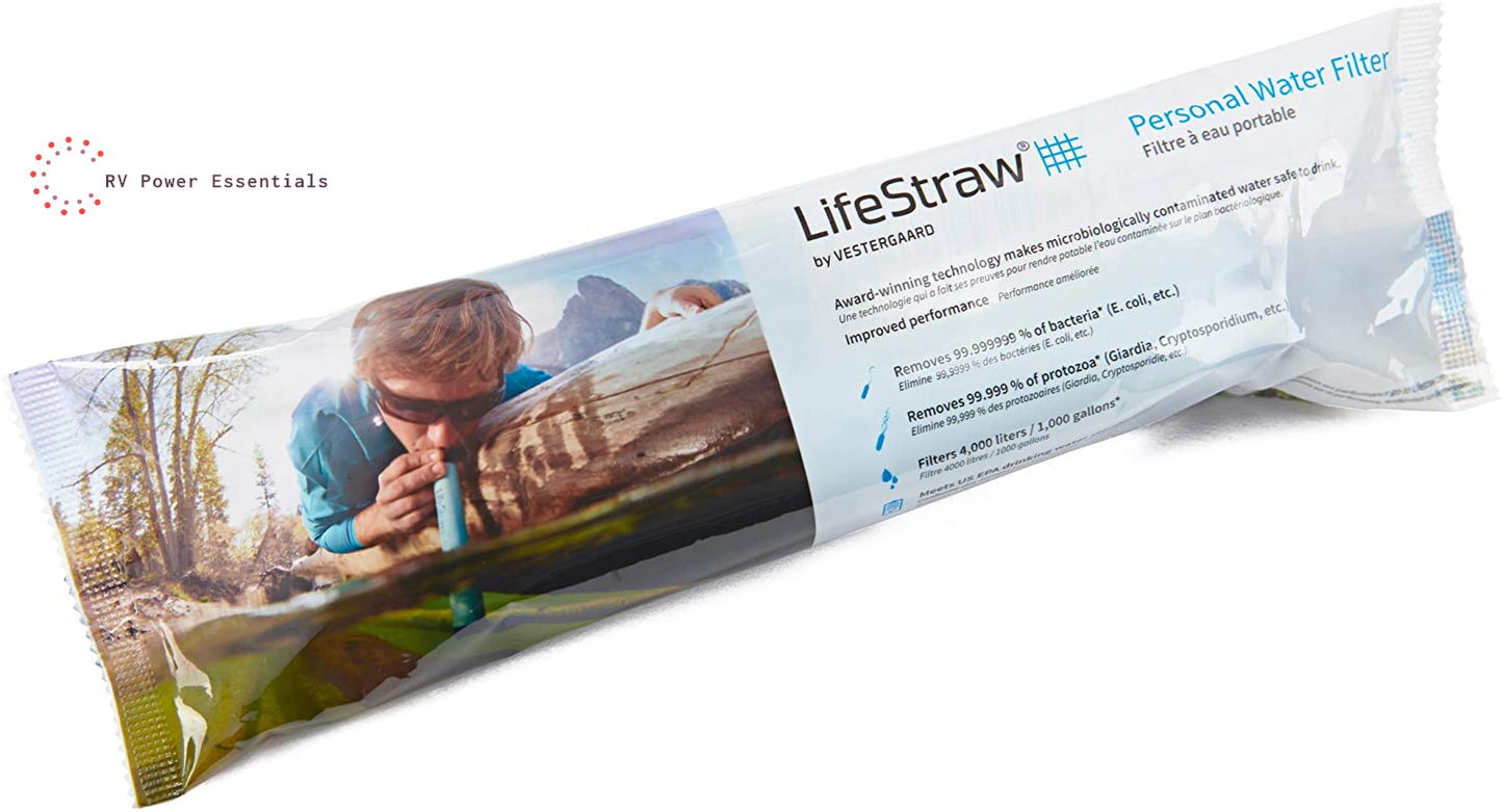 Lifestraw Personal Water Purifier for Hiking, Camping, Travel, and Emergency Preparedness