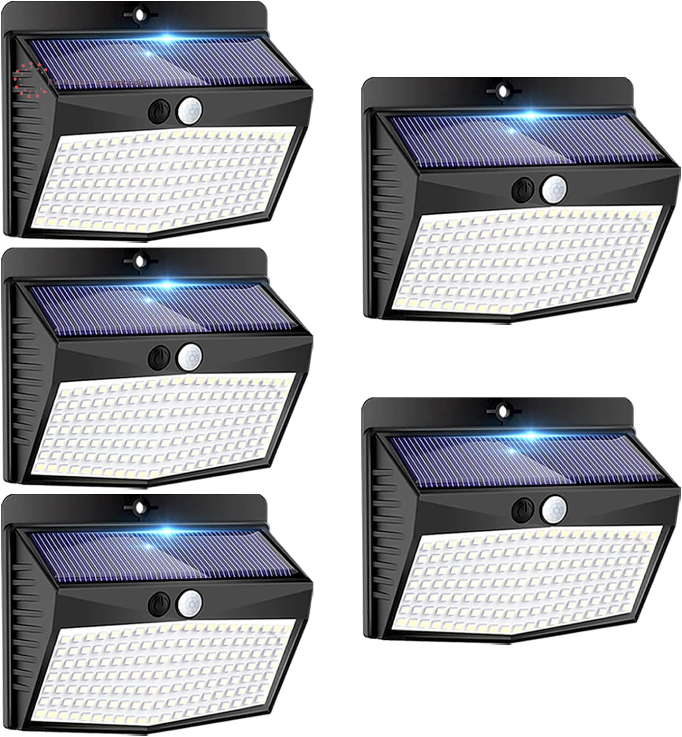 6-Pack Solar-Powered Motion Lights | Rugged, Waterproof Outdoor Lighting for RVs, Campsites, Decks & Gardens | 3 Lighting Modes for Safety and Adventure