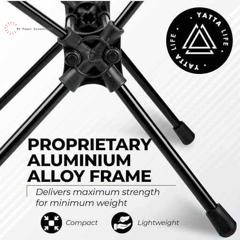 Low Back Ultralight Folding Camping Chair with Storage Pouch - Lightweight & Durable - RVPowerEssentials.com