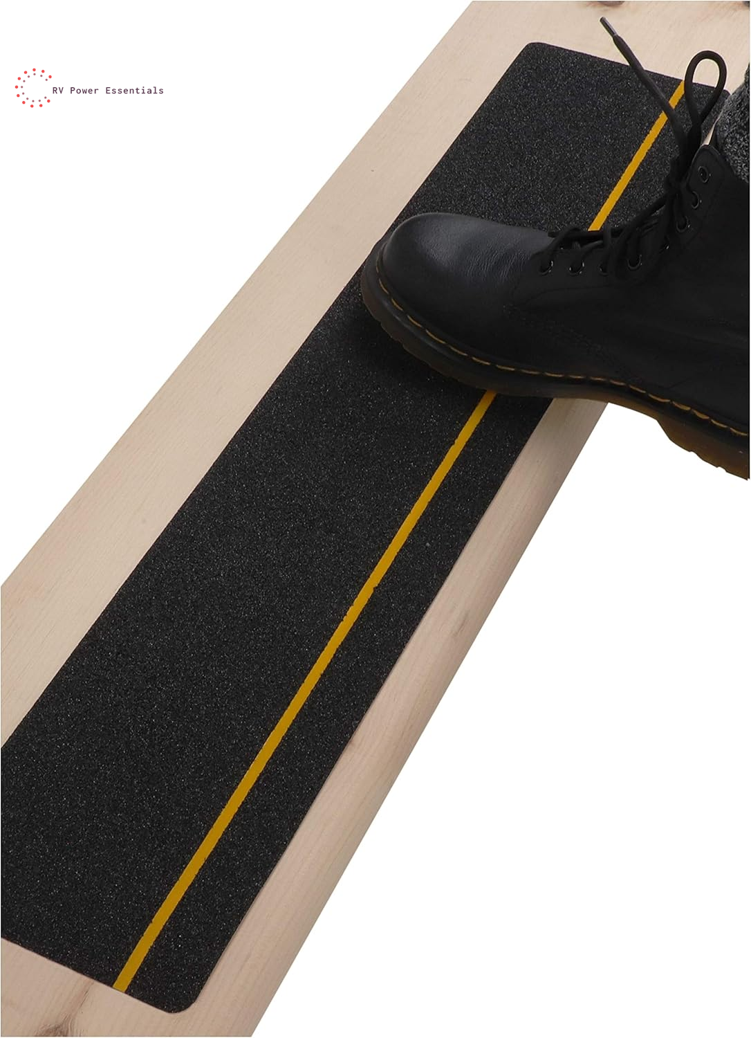 Non-Slip Outdoor Stair Tread Tape (10-Pack) | Heavy-Duty Black Anti-Slip Strips for RV Steps, Decks, and Outdoor Safety
