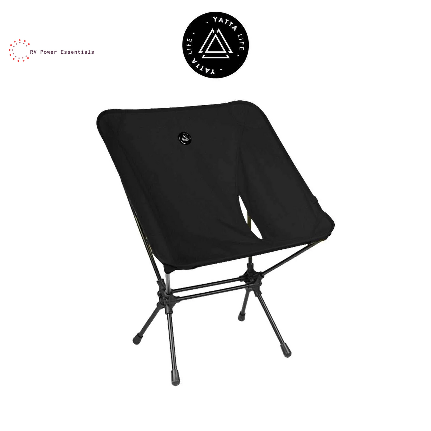 Low Back Ultralight Folding Camping Chair with Storage Pouch - Lightweight & Durable - RVPowerEssentials.com