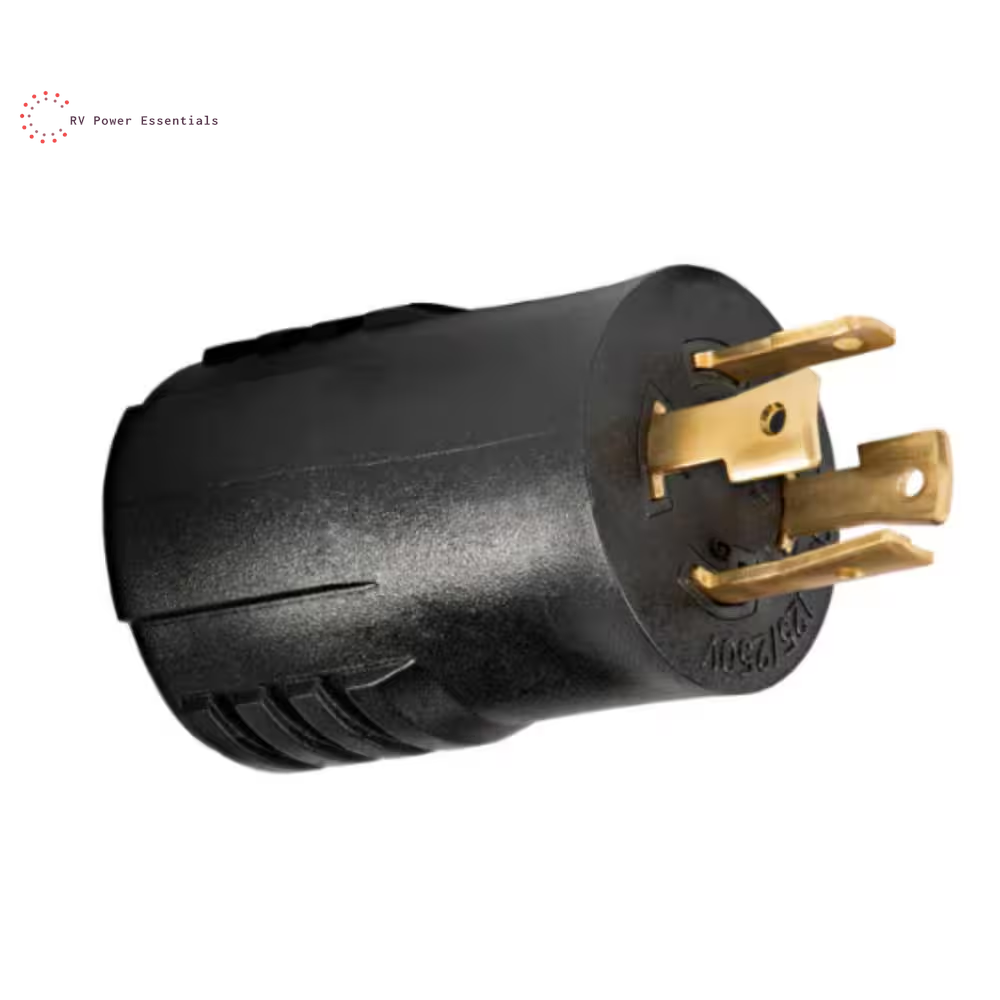 30 Amp Generator to RV Power Adapter,4-Prong 125/250V Male Locking Plug to Run 30A RV Camper Trailer - NEMA L14-30P to TT-30R RV Extension Cord,30 Amp 125V RV Outlet,STW10/3,12-inch
