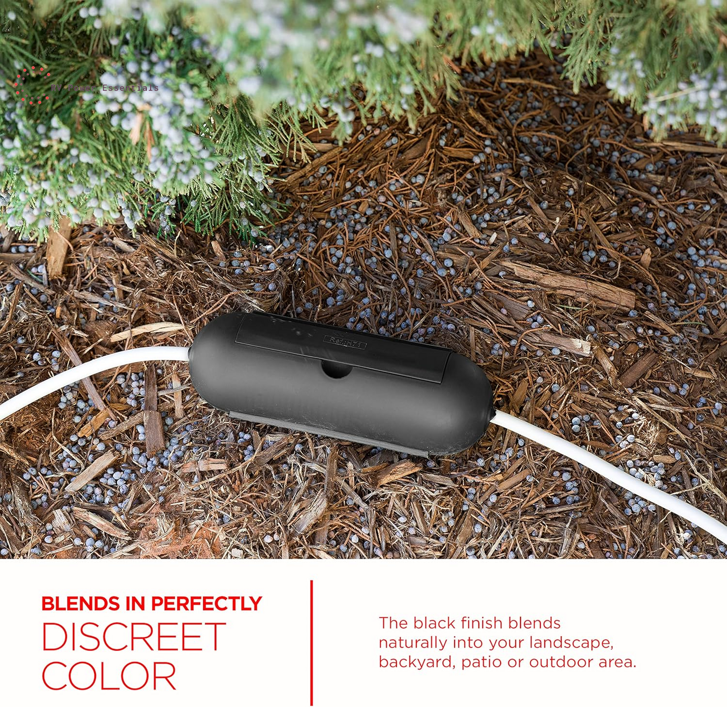 UltraPro Weatherproof Extension Cord Cover | Secure Outdoor Power Connections for RVs, Campsites, and Holiday Lighting | Durable & Leak-Resistant