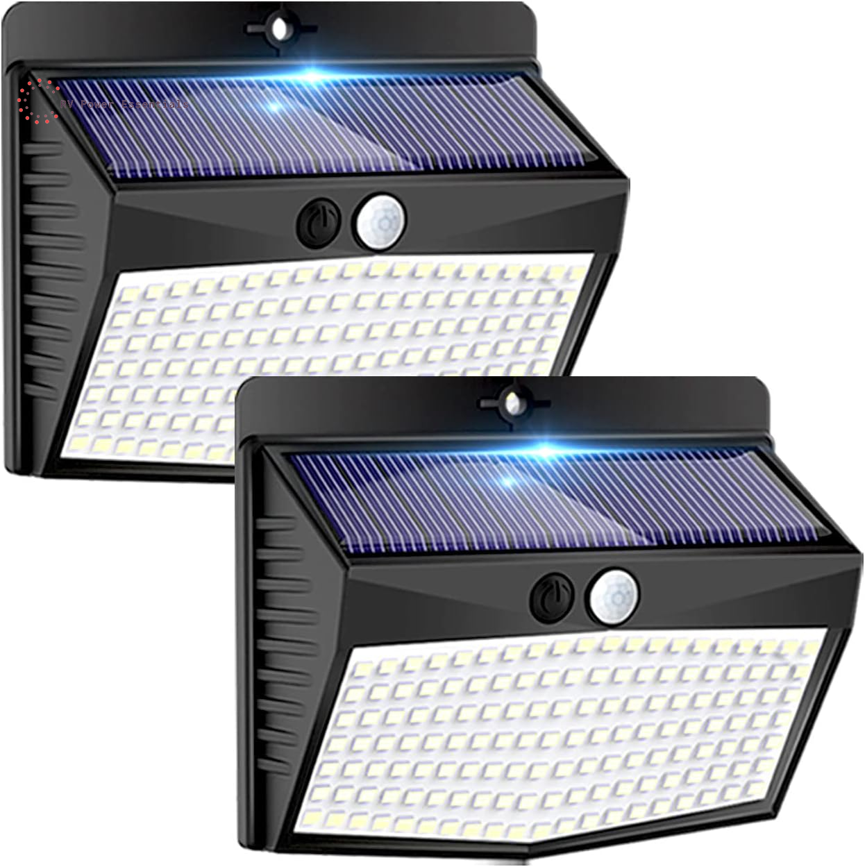 6-Pack Solar-Powered Motion Lights | Rugged, Waterproof Outdoor Lighting for RVs, Campsites, Decks & Gardens | 3 Lighting Modes for Safety and Adventure