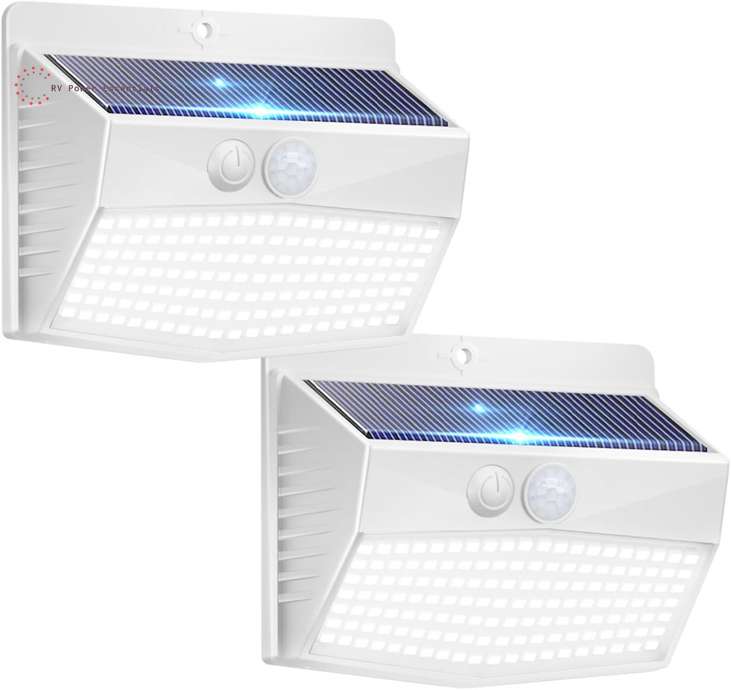 6-Pack Solar-Powered Motion Lights | Rugged, Waterproof Outdoor Lighting for RVs, Campsites, Decks & Gardens | 3 Lighting Modes for Safety and Adventure