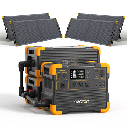PECRON E1500LFP Expandable Portable Power Station 2200W 1536Wh