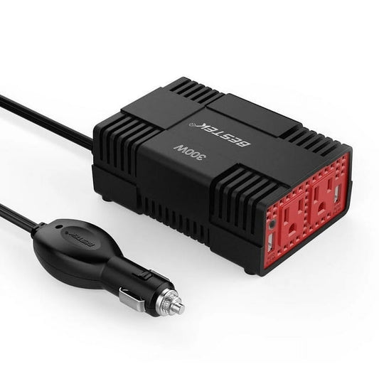 Power Inverter for Car 300W Power Inverter DC 12V to AC 110V Power Inverter with 4.2A Dual Smart USB Ports Car Power Inverter Adapter