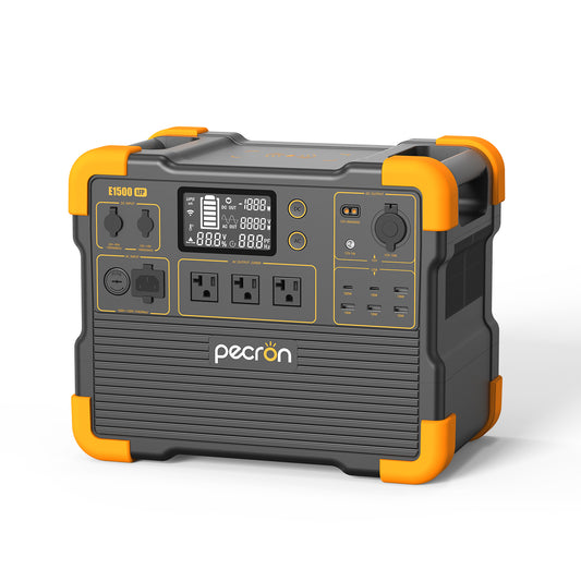 Pecron E1500LFP Portable Power Station – 2200W LiFePO4 Battery for RVs, Camping, Off-Grid Living & Emergency Backup - RVPowerEssentials.com
