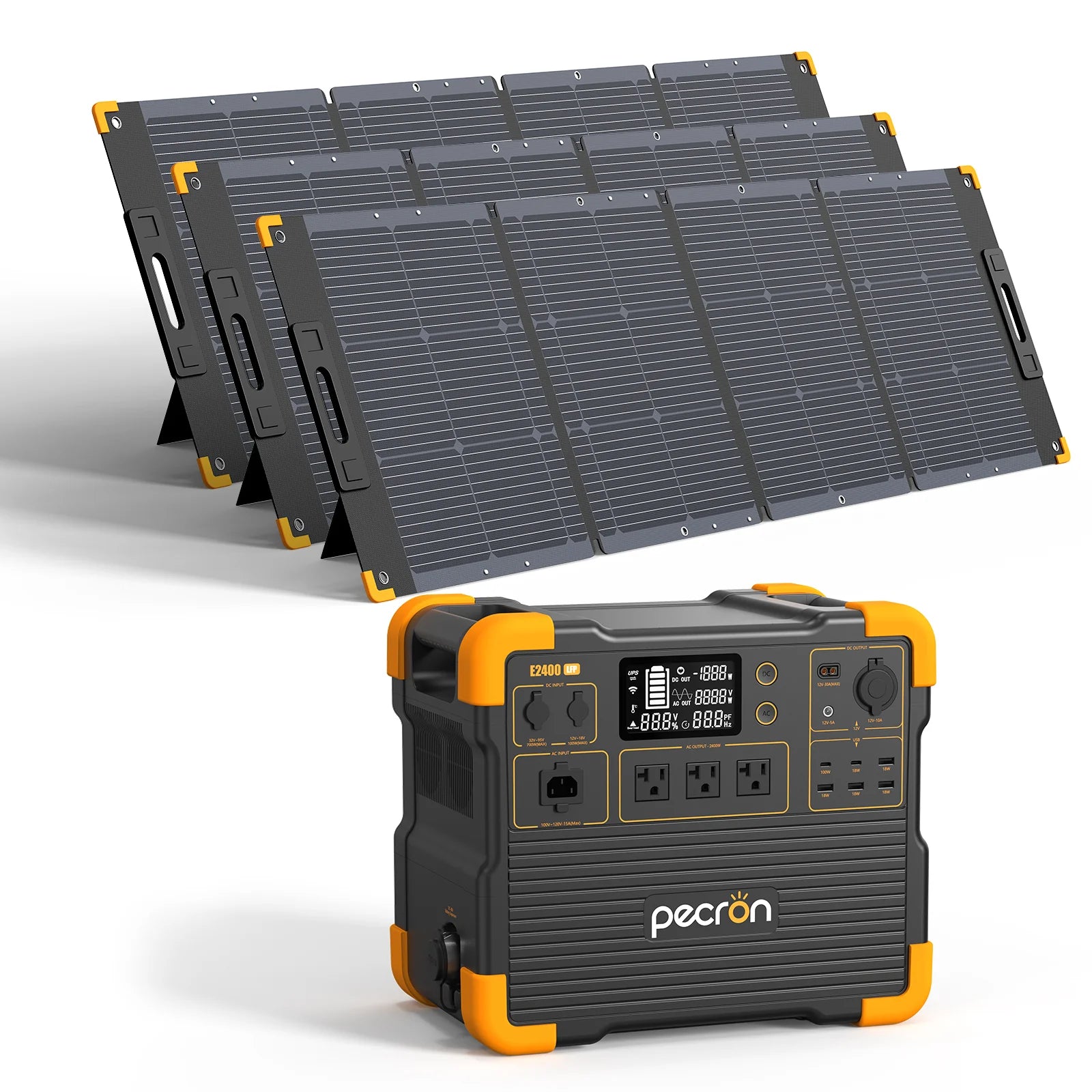 PECRON E2400LFP Portable Power Station 2400W 2048Wh