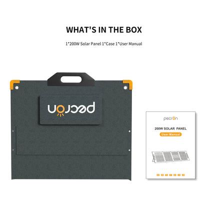 PECRON PV200 200W Portable Solar Panel Waterproof IP67