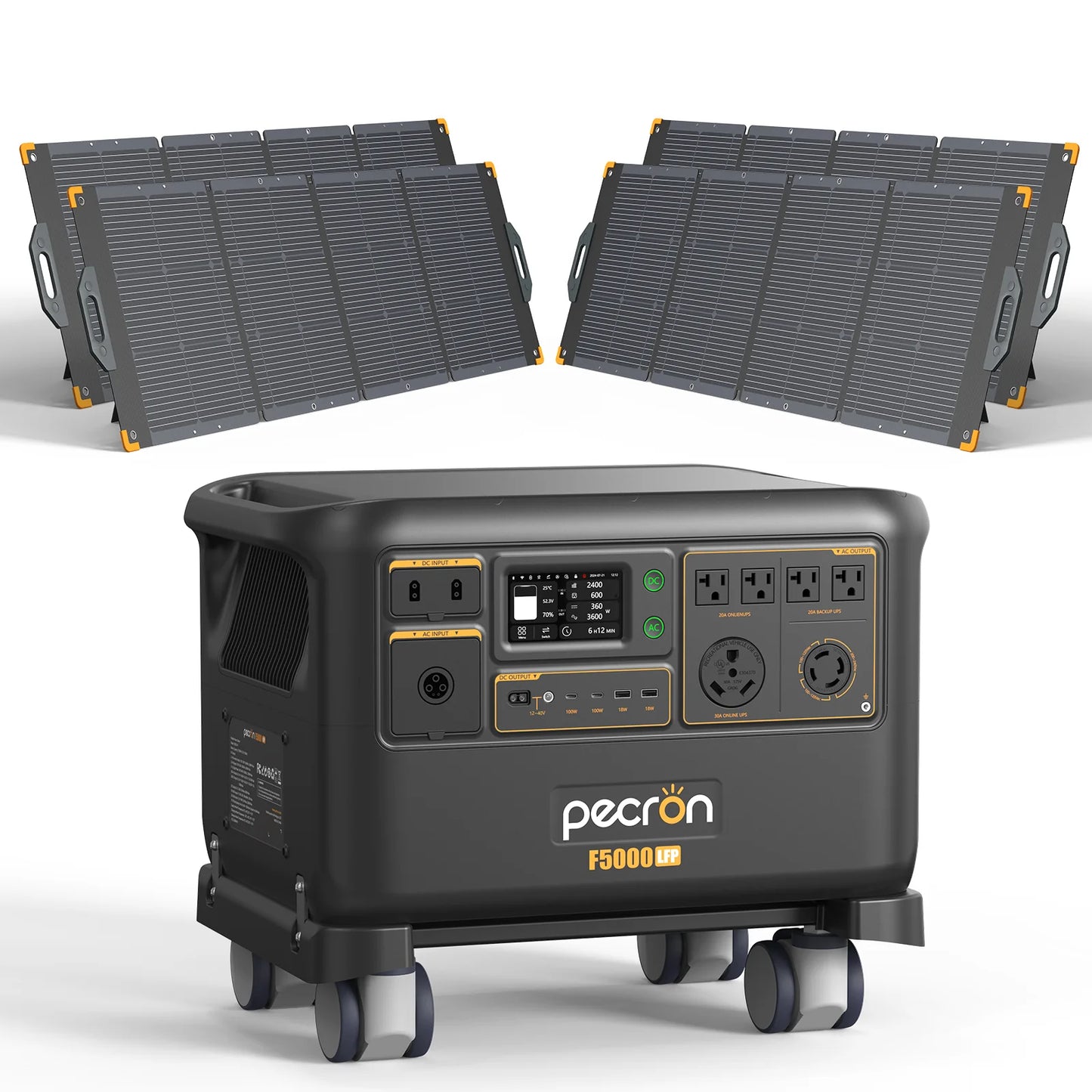 PECRON F5000LFP Portable Power Station 7200W 5120Wh 120V/240V PRE-ORDER