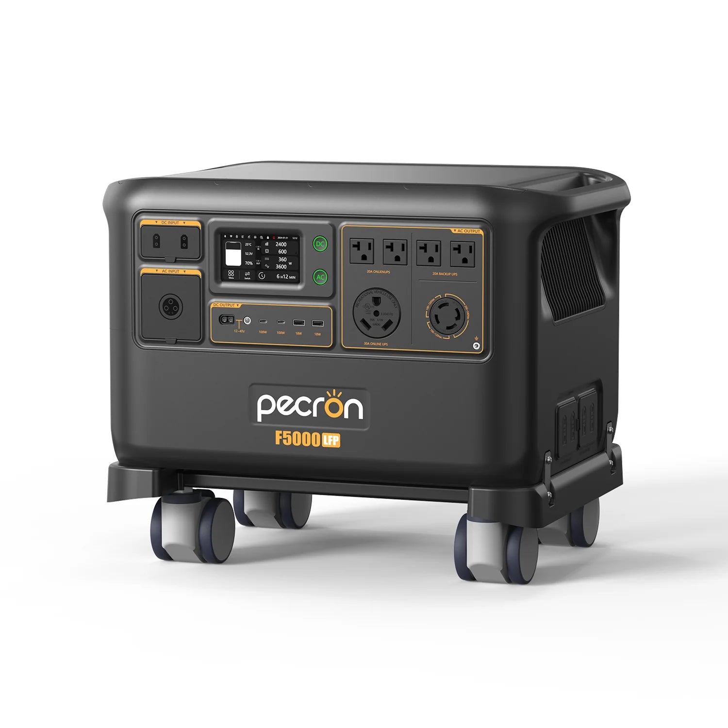 PECRON F5000LFP Portable Power Station 7200W 5120Wh 120V/240V PRE-ORDER