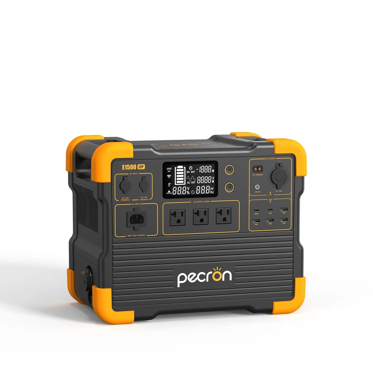 PECRON E1500LFP Expandable Portable Power Station 2200W 1536Wh