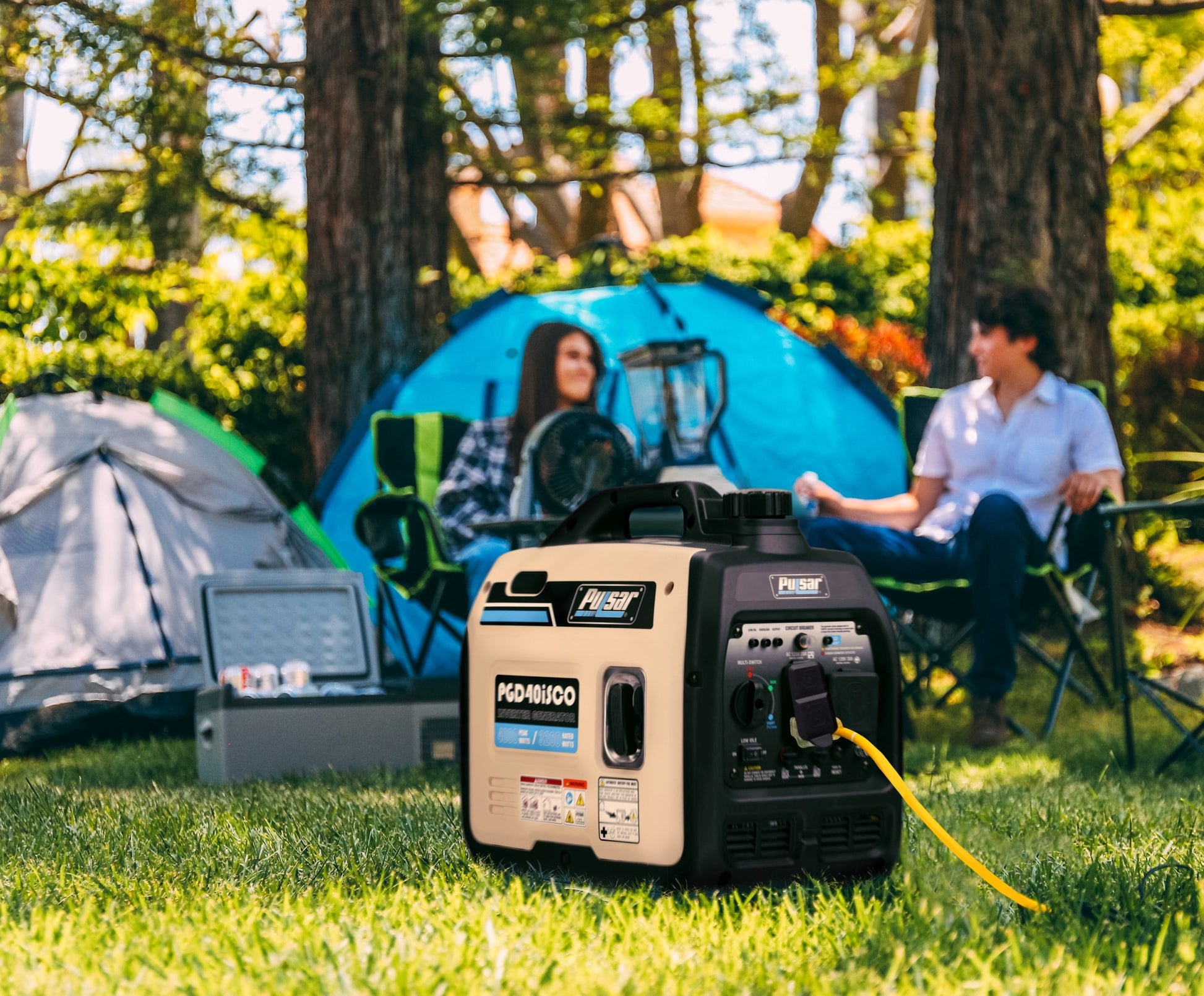 4000-Watt Super Quiet Gas Powered Inverter Generator with CO Sentry