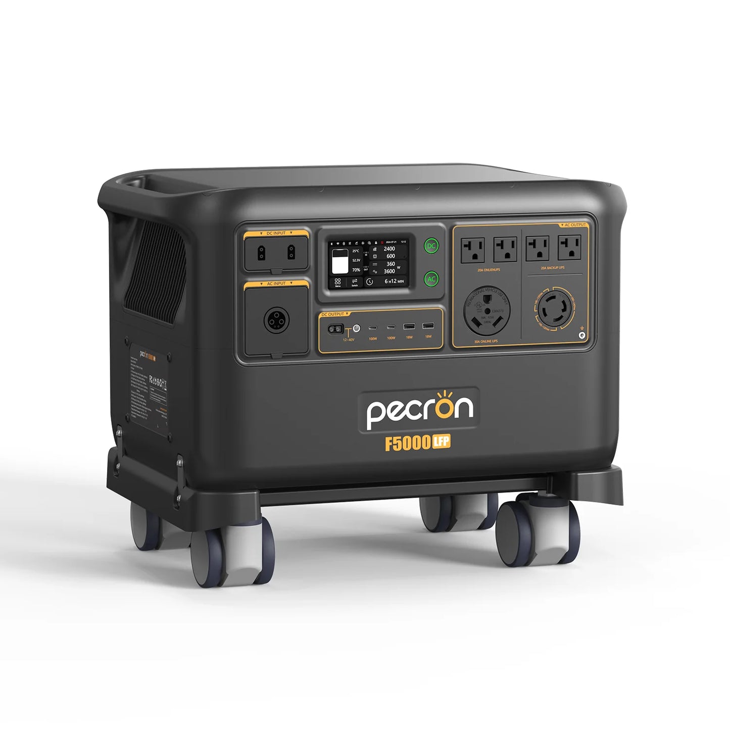 PECRON F5000LFP Portable Power Station 7200W 5120Wh 120V/240V PRE-ORDER