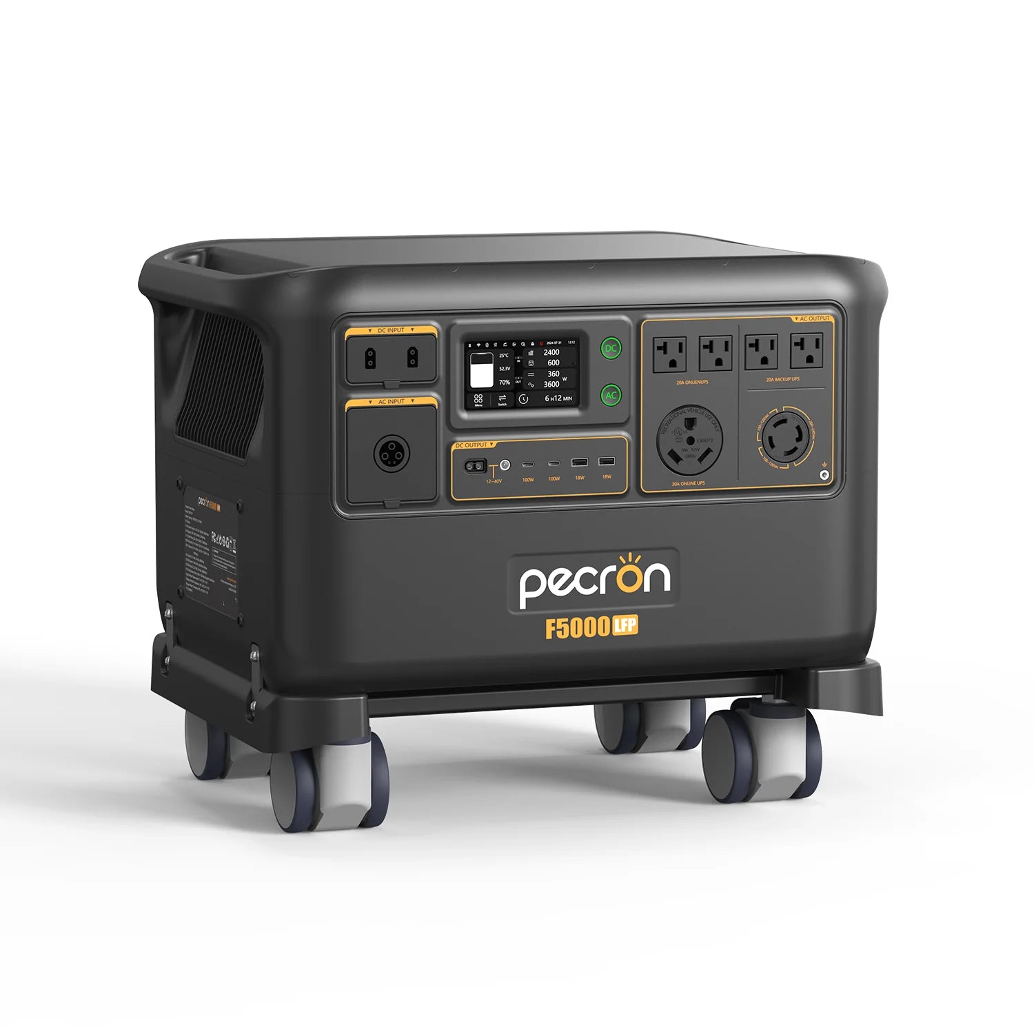 PECRON F5000LFP Portable Power Station 7200W 5120Wh 120V/240V PRE-ORDER