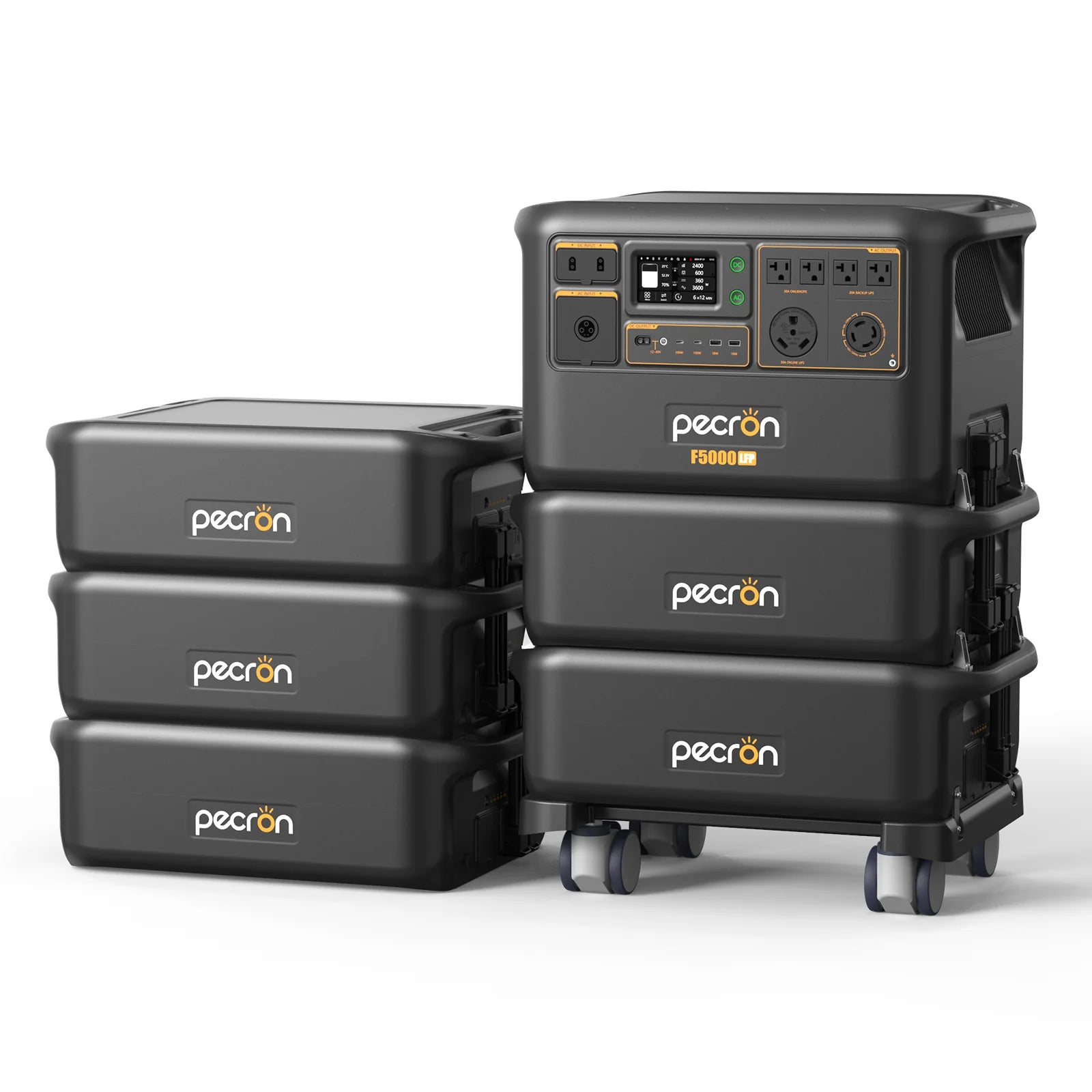 PECRON F5000LFP Portable Power Station 7200W 5120Wh 120V/240V PRE-ORDER