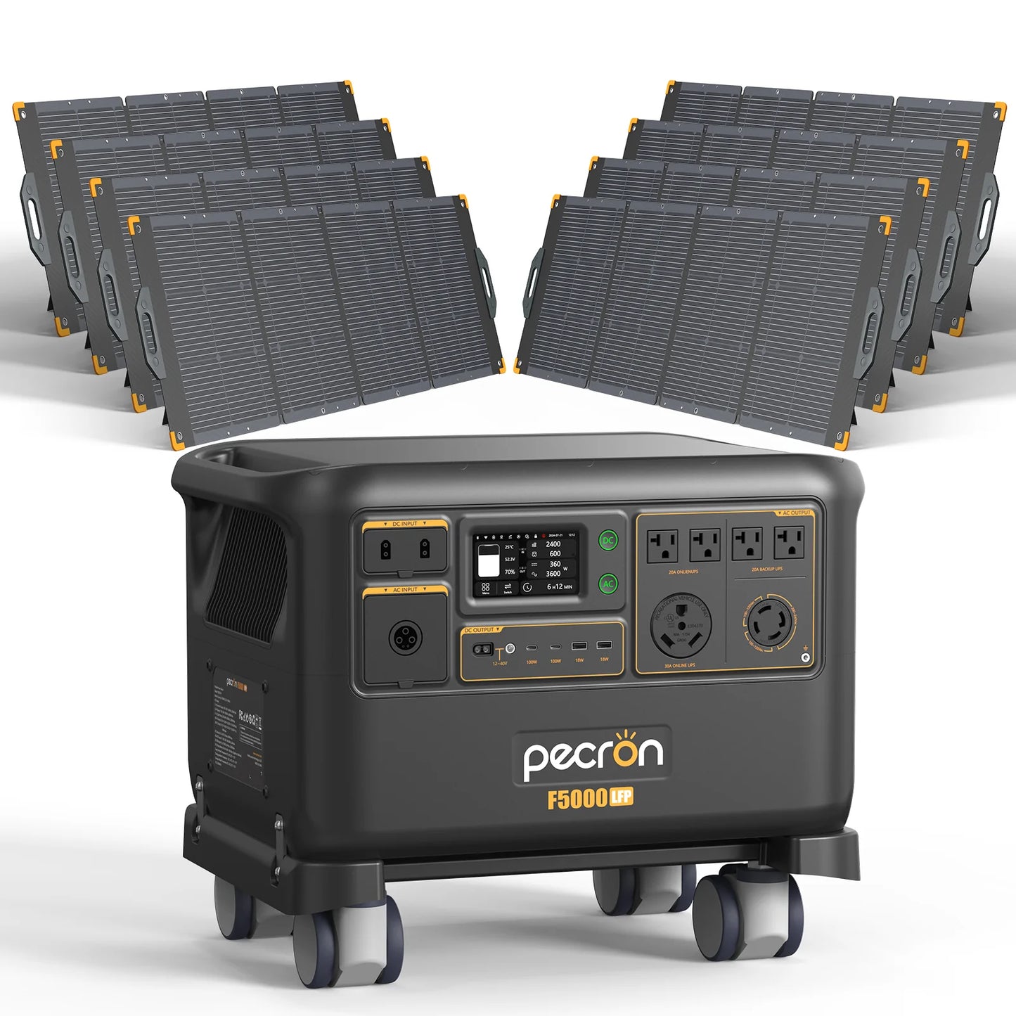 PECRON F5000LFP Portable Power Station 7200W 5120Wh 120V/240V PRE-ORDER