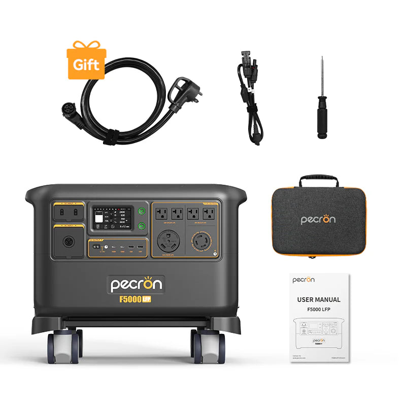 PECRON F5000LFP Portable Power Station 7200W 5120Wh 120V/240V PRE-ORDER