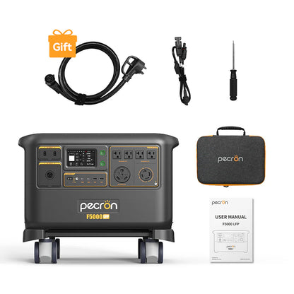 PECRON F5000LFP Portable Power Station 7200W 5120Wh 120V/240V PRE-ORDER