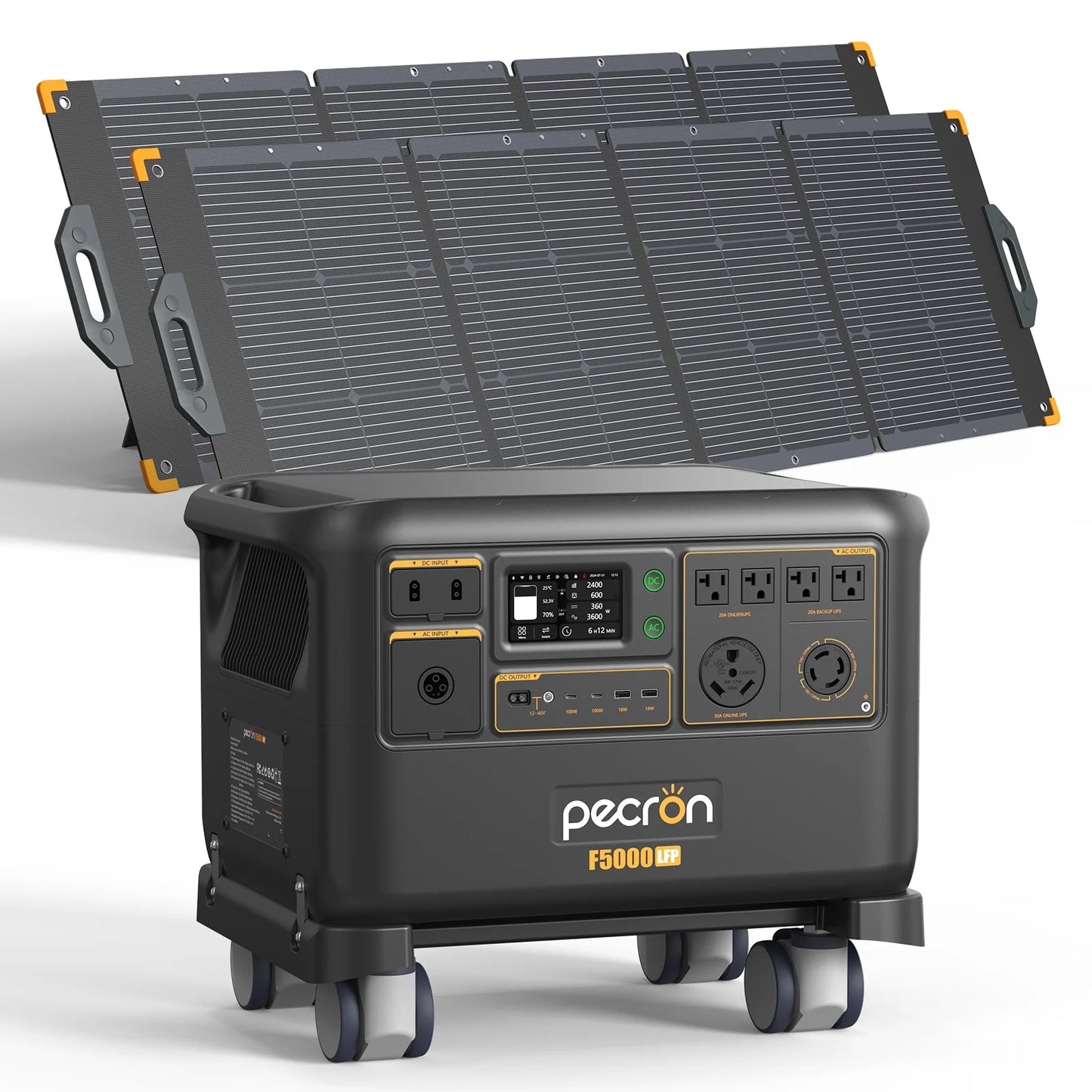 PECRON F5000LFP Portable Power Station 7200W 5120Wh 120V/240V PRE-ORDER