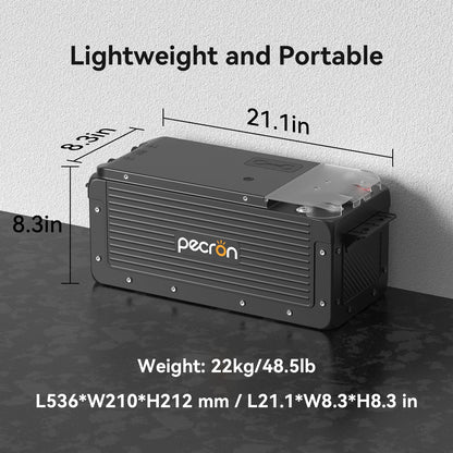 PECRON WB12200 Lithium 12V 200Ah Deep Cycle Lifepo4 Battery