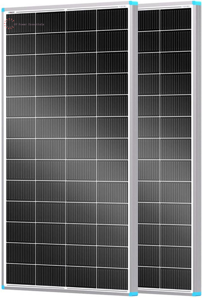 Renogy Solar Panel 100 Watt 12 Volt, High-Efficiency Monocrystalline PV Module Power Charger for RV Marine Rooftop Farm Battery and Other Off-Grid Applications, RNG-100D-SS, Single 100W