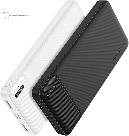 Asperx 2-Pack 10000Mah USB C Output Portable Charger Power Bank Fast Charging, Portable Phone Charger External Battery Pack for Iphone, Samsung, Google LG and Heated Vest