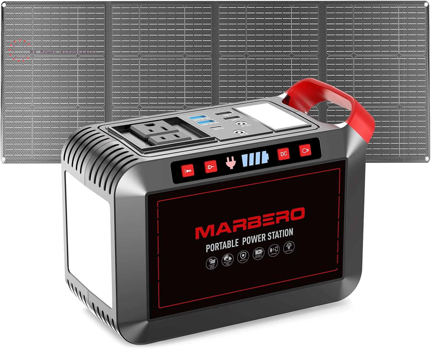 MARBERO Portable Power Station 88Wh - Compact Solar Generator for Outdoor, RV, and Emergency Use - RVPowerEssentials.com 