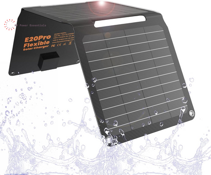 [Upgraded] Flexsolar 60W Portable Solar Panels Chargers QC3.0 USB-A USB-C DC5521 8Mm Output Foldable IP65 Waterproof Power Emergency Camping for Small Power Station Generator Tablets Battery Packs