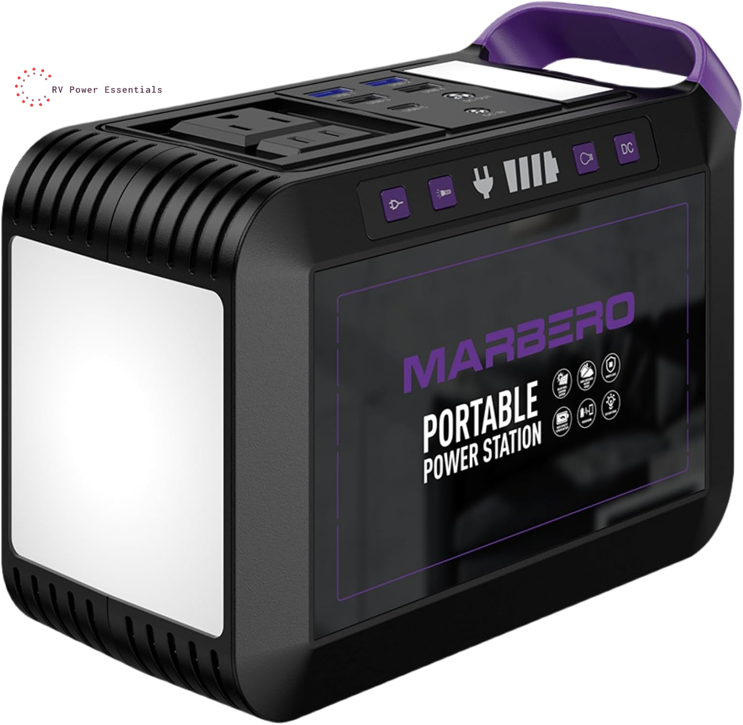 MARBERO Portable Power Station 88Wh - Compact Solar Generator for Outdoor, RV, and Emergency Use - RVPowerEssentials.com 