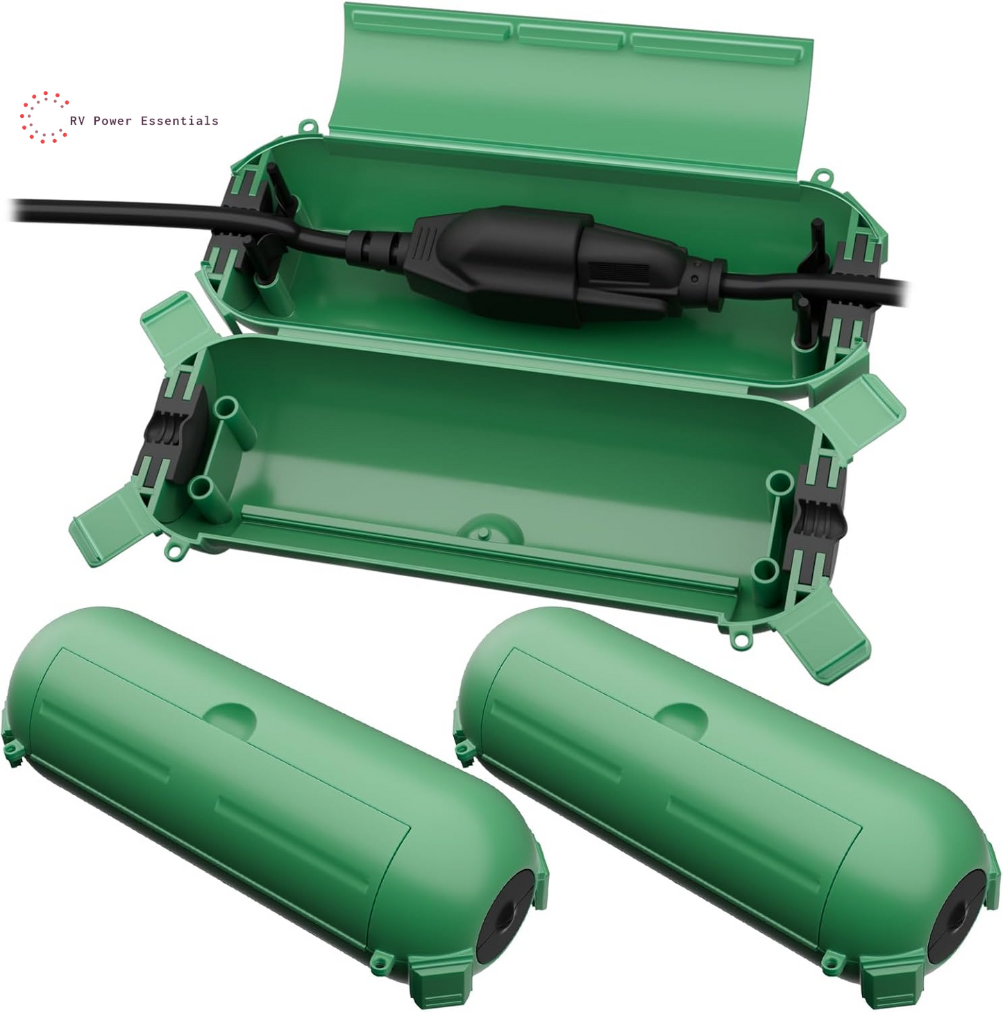 Flemoon Outdoor Waterproof Extension Cord Safety Cover [3/6/9 Pack] – Heavy-Duty Weatherproof Plug & Outlet Protector for RVs, Outdoor Power & Holiday Lighting