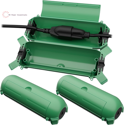 Flemoon Outdoor Waterproof Extension Cord Safety Cover [3/6/9 Pack] – Heavy-Duty Weatherproof Plug & Outlet Protector for RVs, Outdoor Power & Holiday Lighting