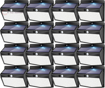 6-Pack Solar-Powered Motion Lights | Rugged, Waterproof Outdoor Lighting for RVs, Campsites, Decks & Gardens | 3 Lighting Modes for Safety and Adventure