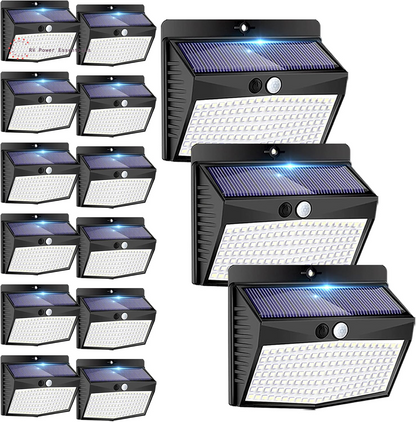 6-Pack Solar-Powered Motion Lights | Rugged, Waterproof Outdoor Lighting for RVs, Campsites, Decks & Gardens | 3 Lighting Modes for Safety and Adventure