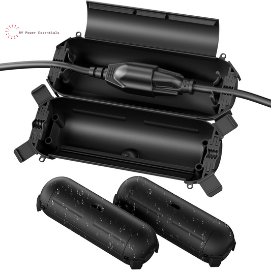 Flemoon Outdoor Waterproof Extension Cord Safety Cover [3/6/9 Pack] – Heavy-Duty Weatherproof Plug & Outlet Protector for RVs, Outdoor Power & Holiday Lighting