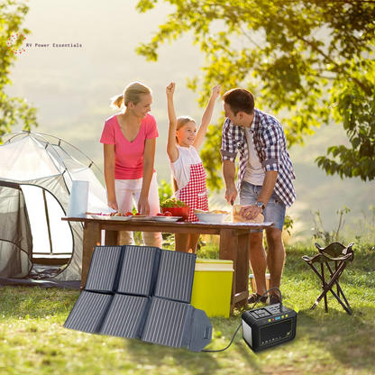 [Upgraded] Flexsolar 60W Portable Solar Panels Chargers QC3.0 USB-A USB-C DC5521 8Mm Output Foldable IP65 Waterproof Power Emergency Camping for Small Power Station Generator Tablets Battery Packs
