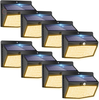 6-Pack Solar-Powered Motion Lights | Rugged, Waterproof Outdoor Lighting for RVs, Campsites, Decks & Gardens | 3 Lighting Modes for Safety and Adventure